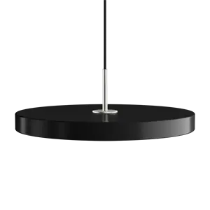 Umage - Asteria pendel m/ ståltop - medium - Black (Ø43 cm)